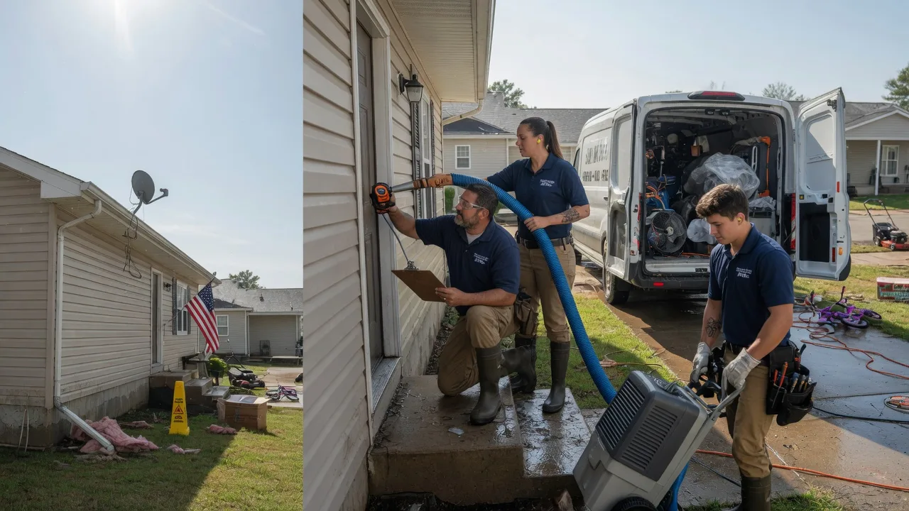 Ceiling Water Damage Restoration in Huntington, AR near me